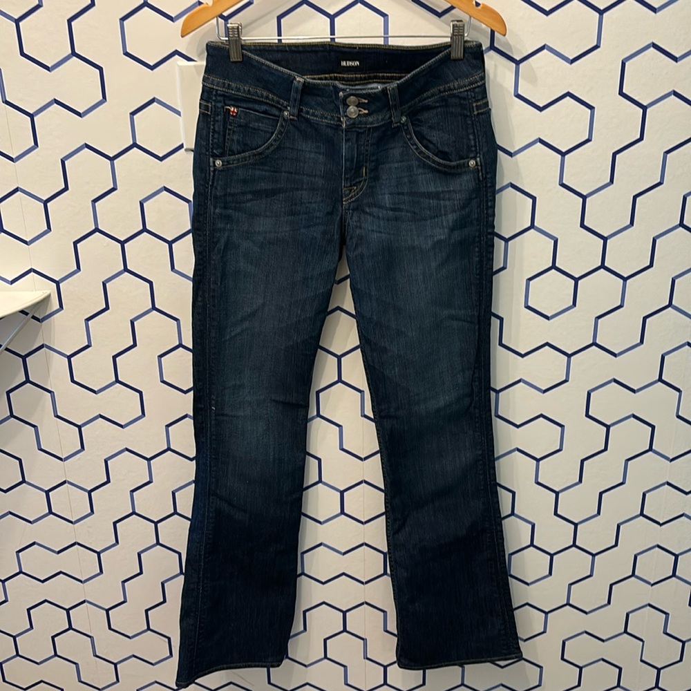 Hudson Signature Midrise Bootcut Jeans Sz 28